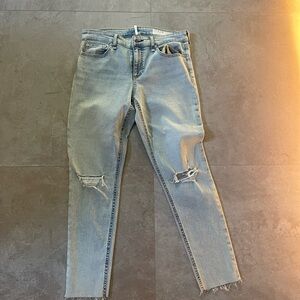 Rag & Bone Faded Blue Denim Jeans
